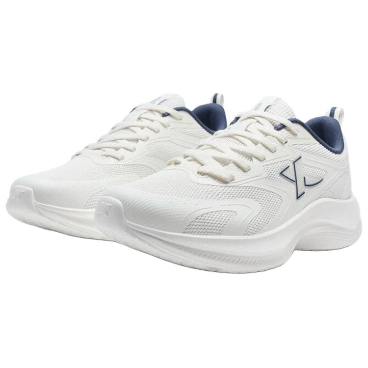 XTEP Men's Low Top Running Shoes in White Blue