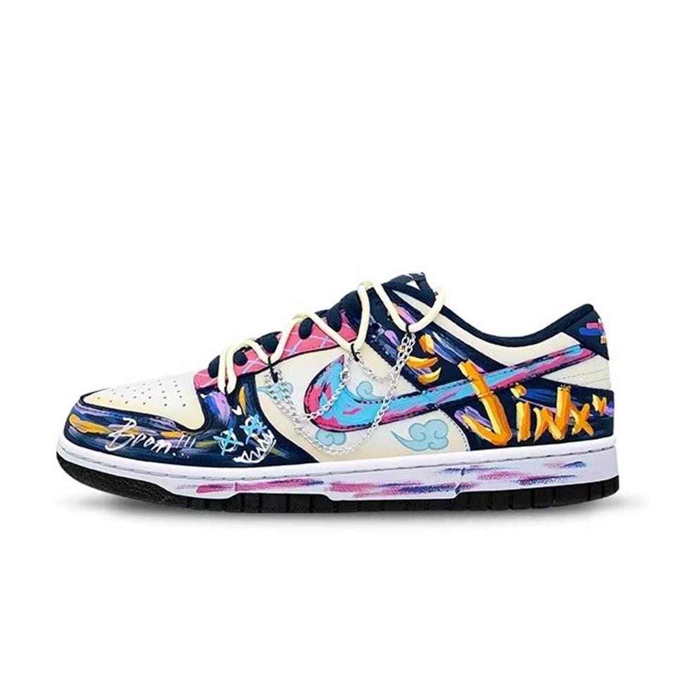 Nike Dunk Low Top 'Death Spark' [Customized]