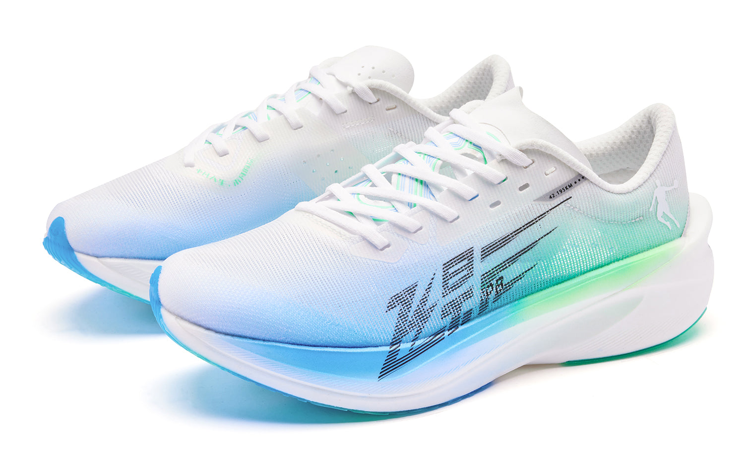 QIAODAN Feiying PB4.0 'White Blue Green' | Running Shoes