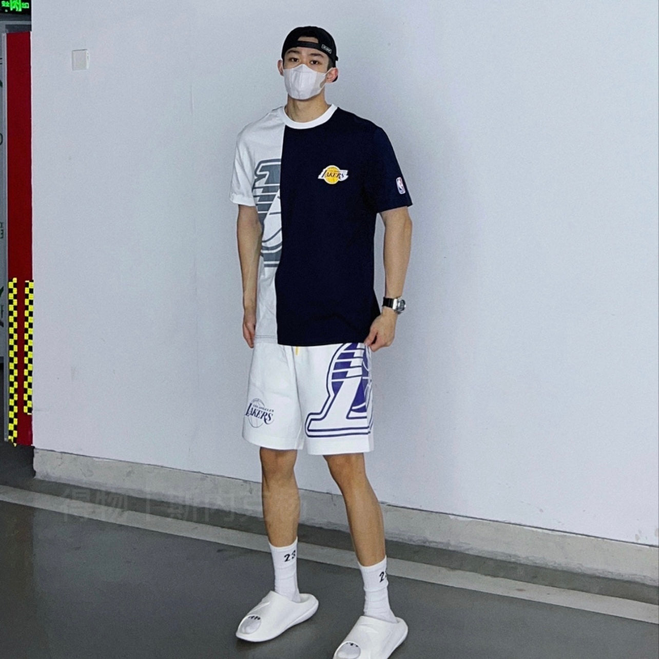 JACK JONES x NBA Unisex Casual Shorts 'Lakers'