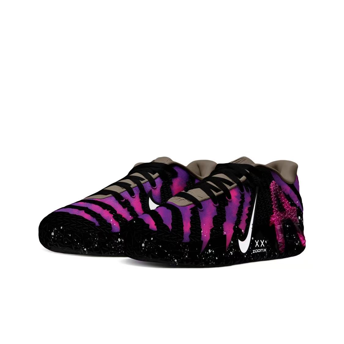Nike Ja 3 'Purple Lightning' [Customized]