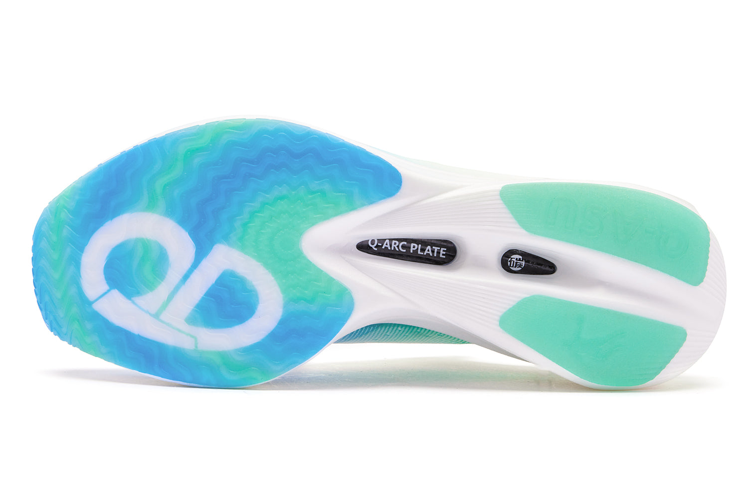 QIAODAN Feiying PB4.0 'White Blue Green' | Running Shoes