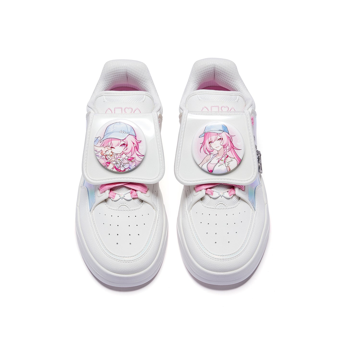 HonkaiStarRail x ANTA Skateboard Chaussures 'Blanc Rose'