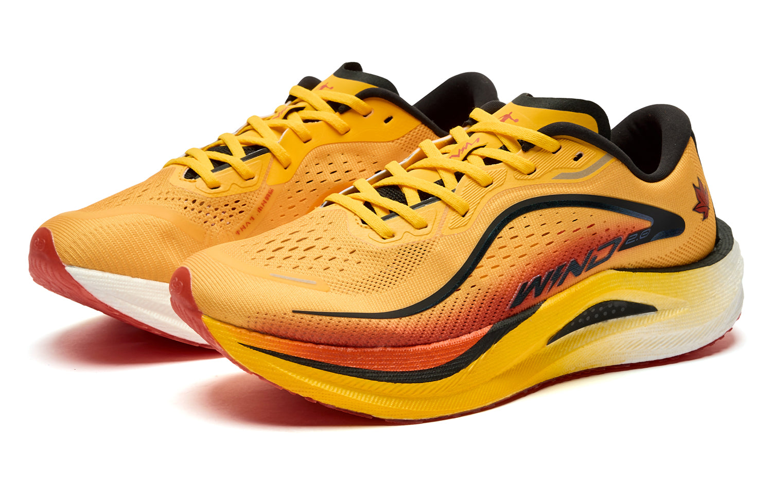 QIAODAN Wind-Running 2.0 chaussures de running 'Jaune Orange'
