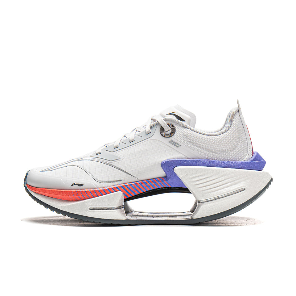 LiNing Shadow 3 Essential 'Standard White Silver' | Running Shoes