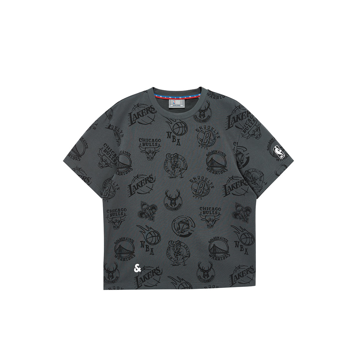 JACK JONES x NBA Unisex Crew Neck Short-Sleeve T-Shirt