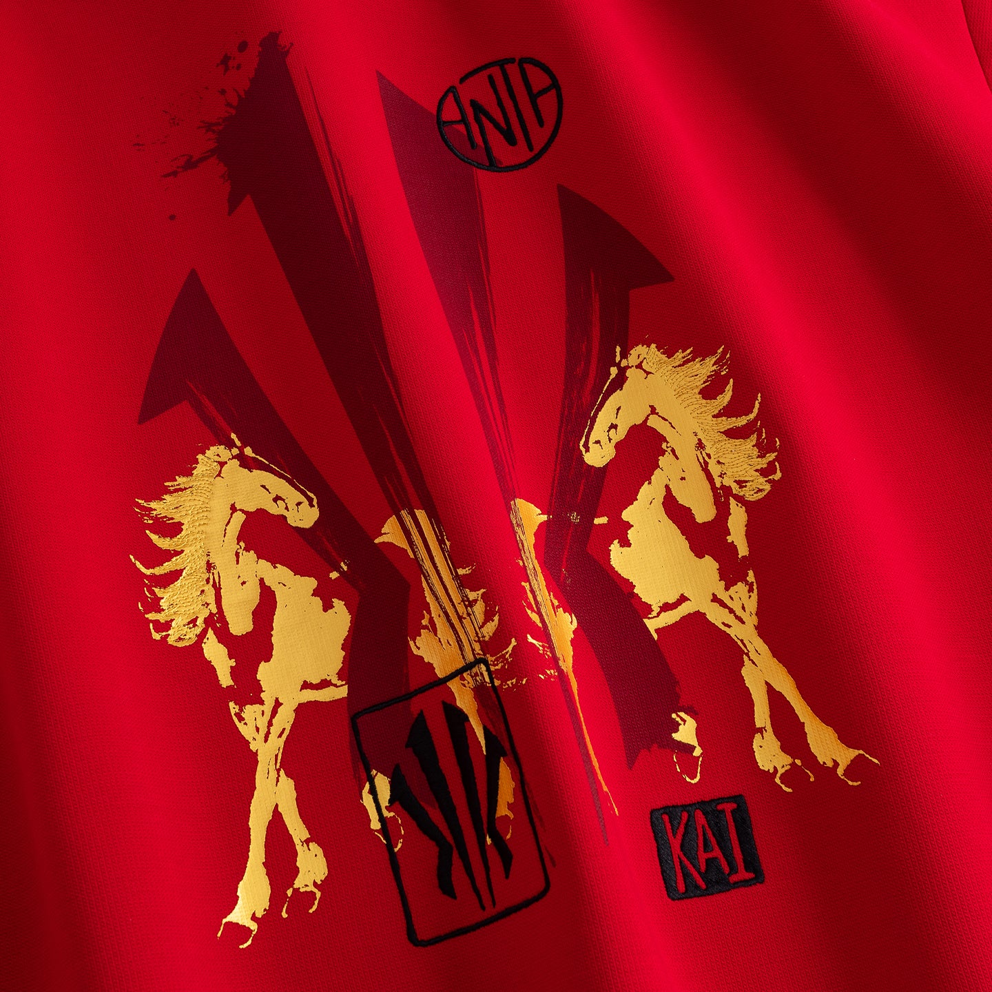 Anta Kai Sweatshirt 'Red Gold'