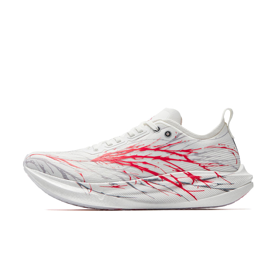 ANTA Mario 2 Hardloopschoenen 'Papyrus White Flame Red'