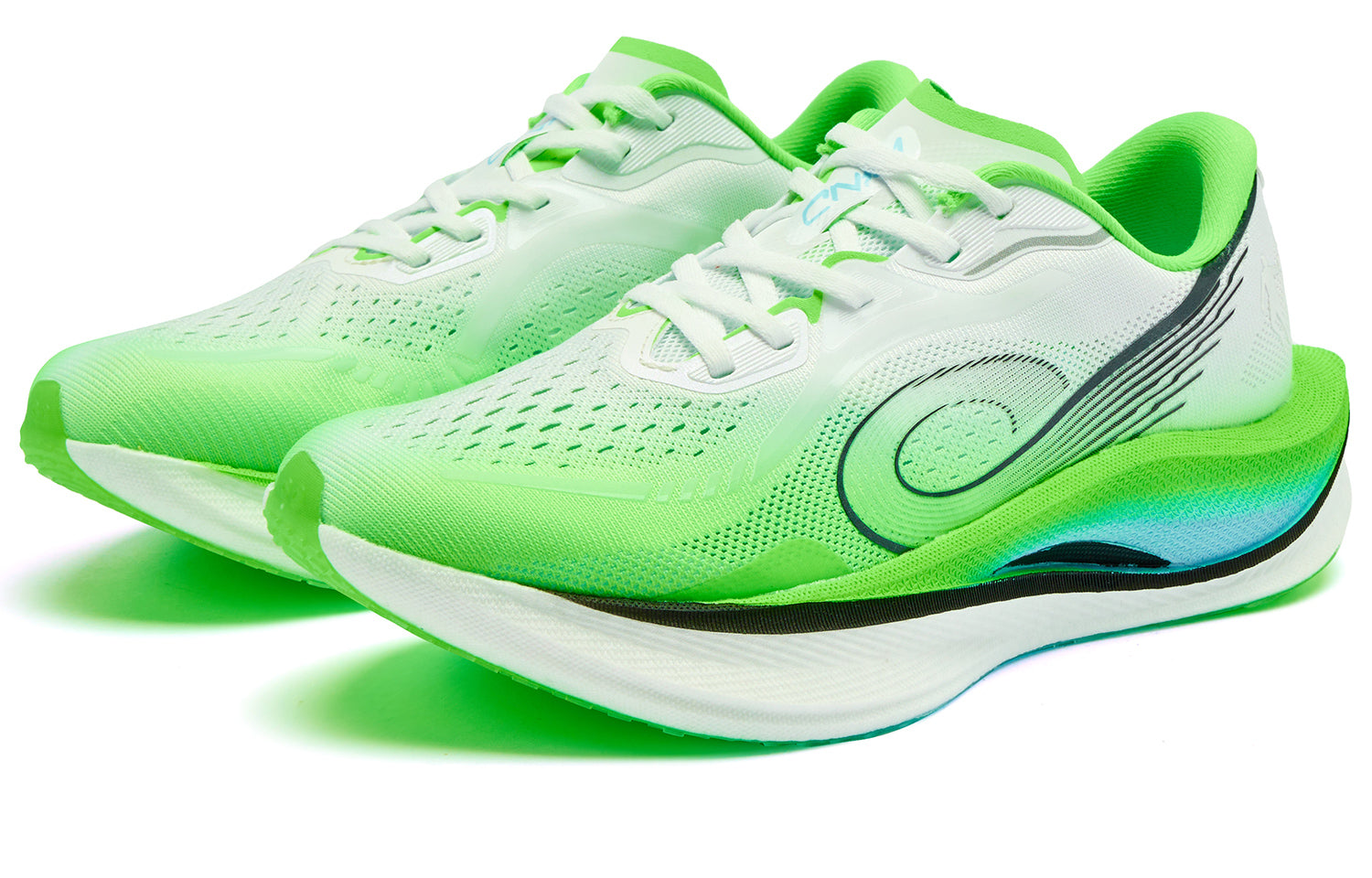 QIAODAN Wind-Running 3.0 'Jordan White Bright Green'「Women」 | Running Shoes