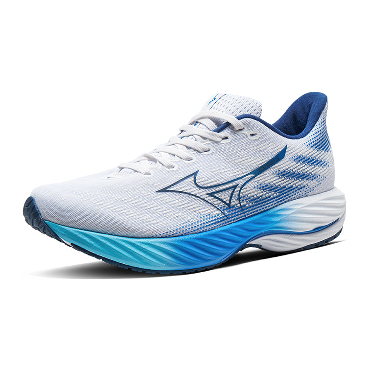 Mizuno Wave Rider 28 'White Estate Blue' | Running Shoes