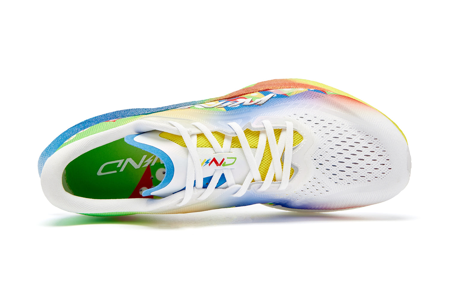 QIAODAN Wind-Running 3.0 'Jordan White Neon Green' | Running Shoes
