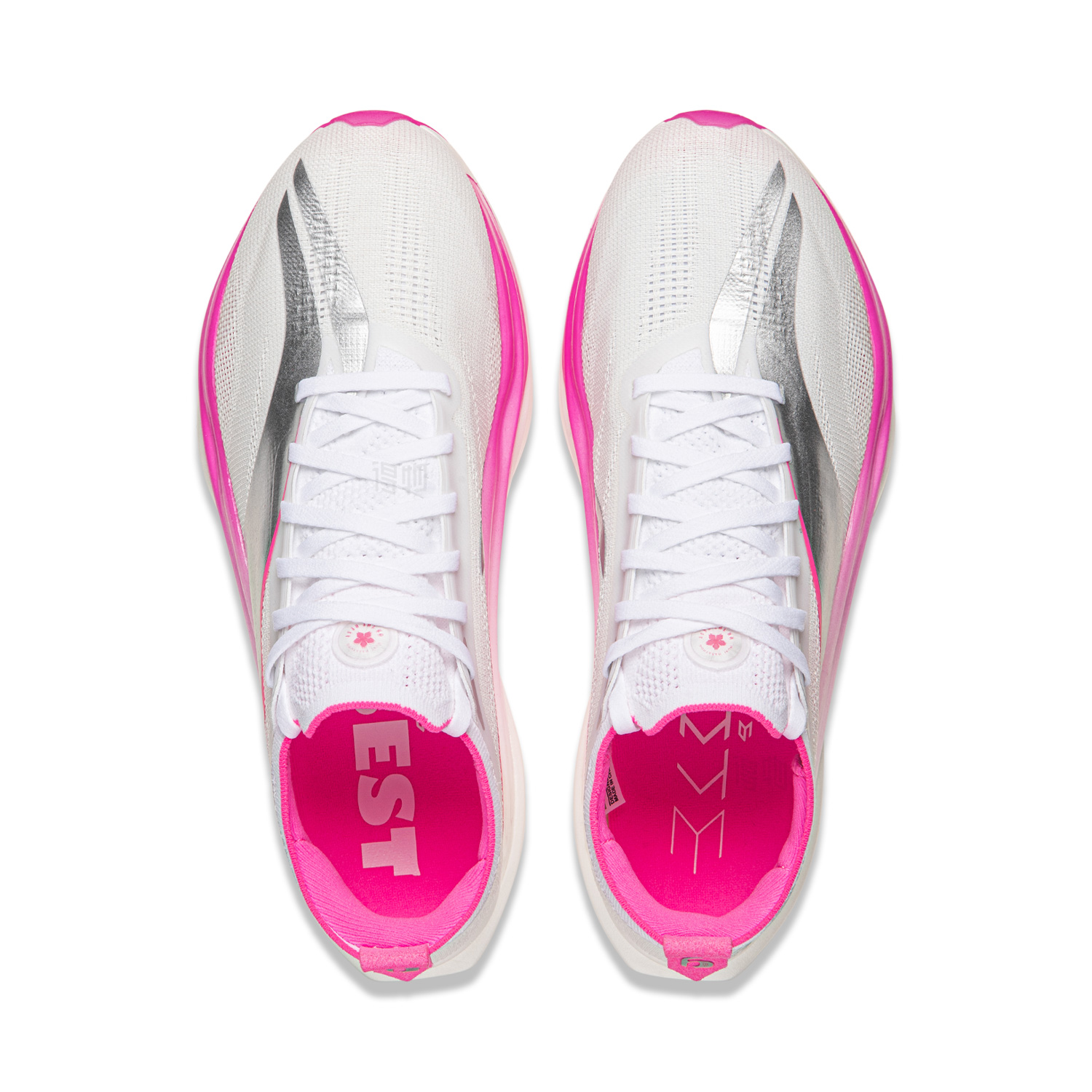 LiNing Feidian 6 ELITE 'Blanco Rosa'