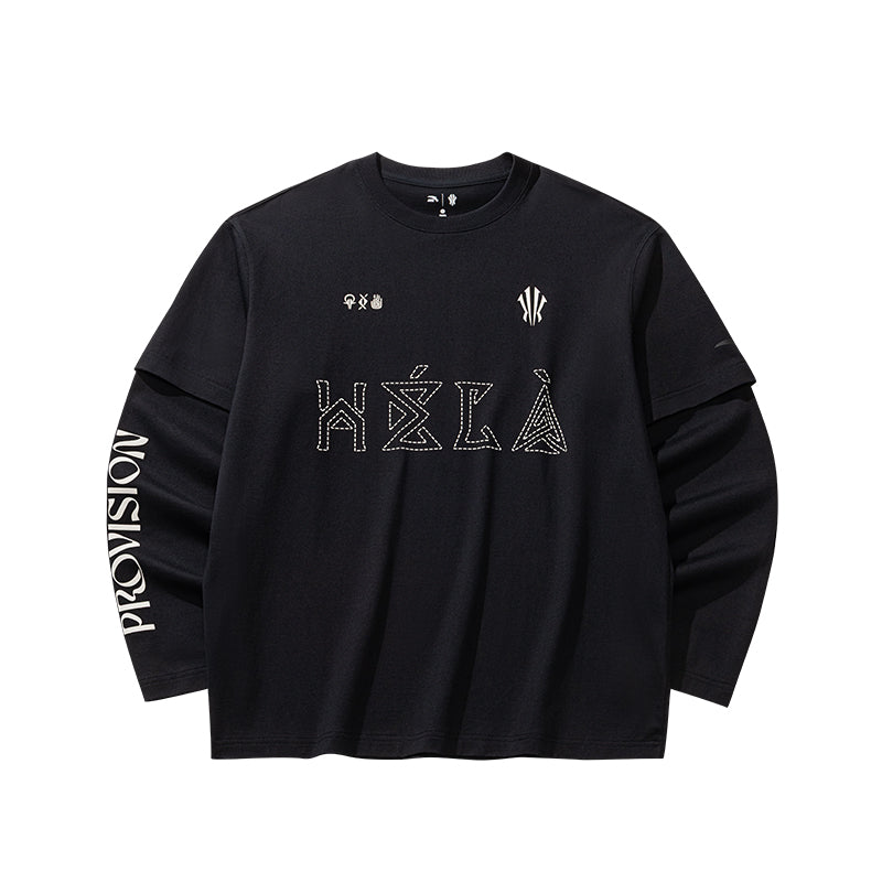 ANTA Kai Long Sleeve Knit Sweater 'Black'