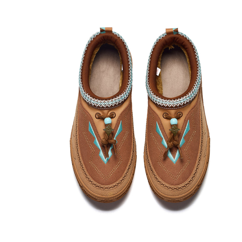 ANTA Hélà Code Slide Snow Boots  'Brown' 「Women」