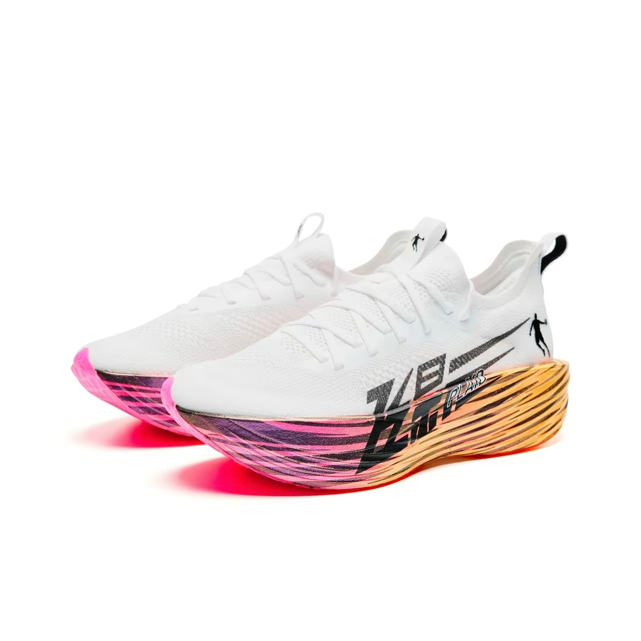 Qiaodan Feiying PLAID 1.5 ‘White Pink’「Women」 - magazinul Kicksown