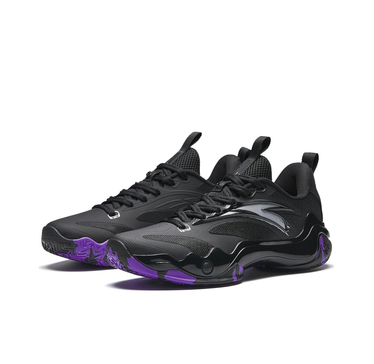 ANTA Shock Wave 4 BM 'Black Silver and Purple' - Kicksown store