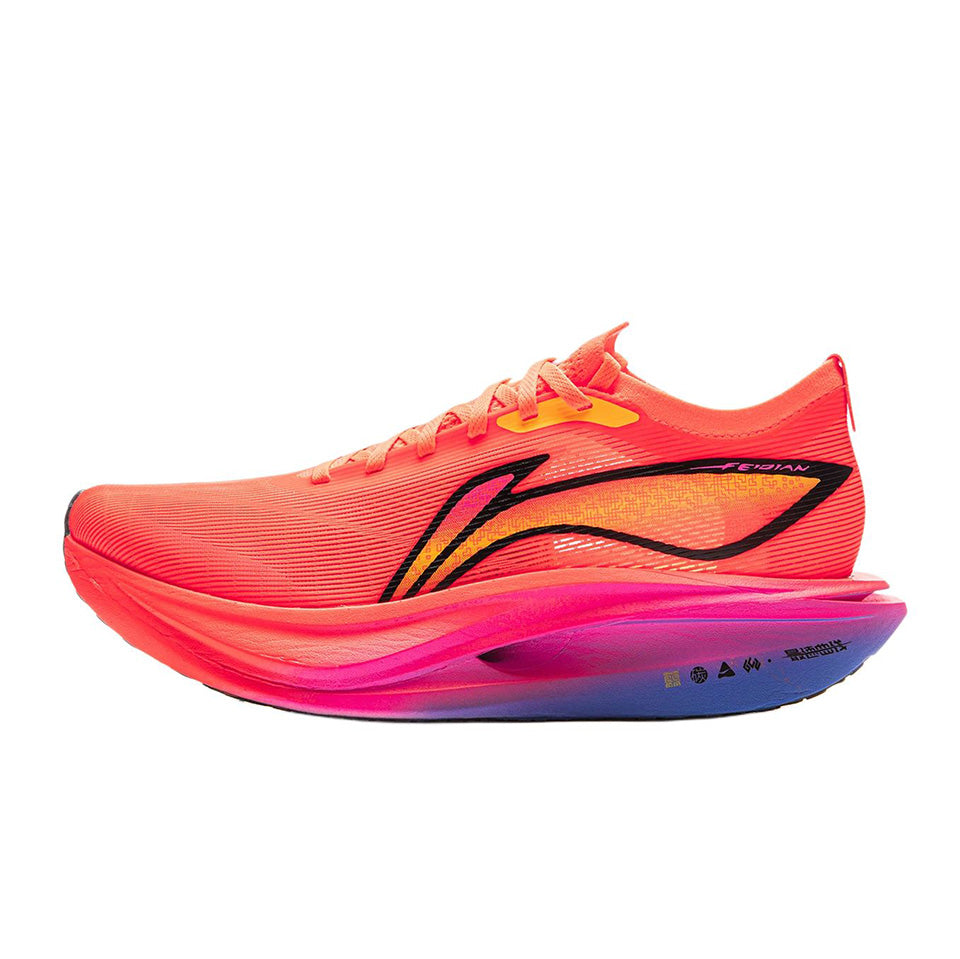 US10.5 LINING Feidian 5 ELITE Running Shoes 'Red Black'（Discount）