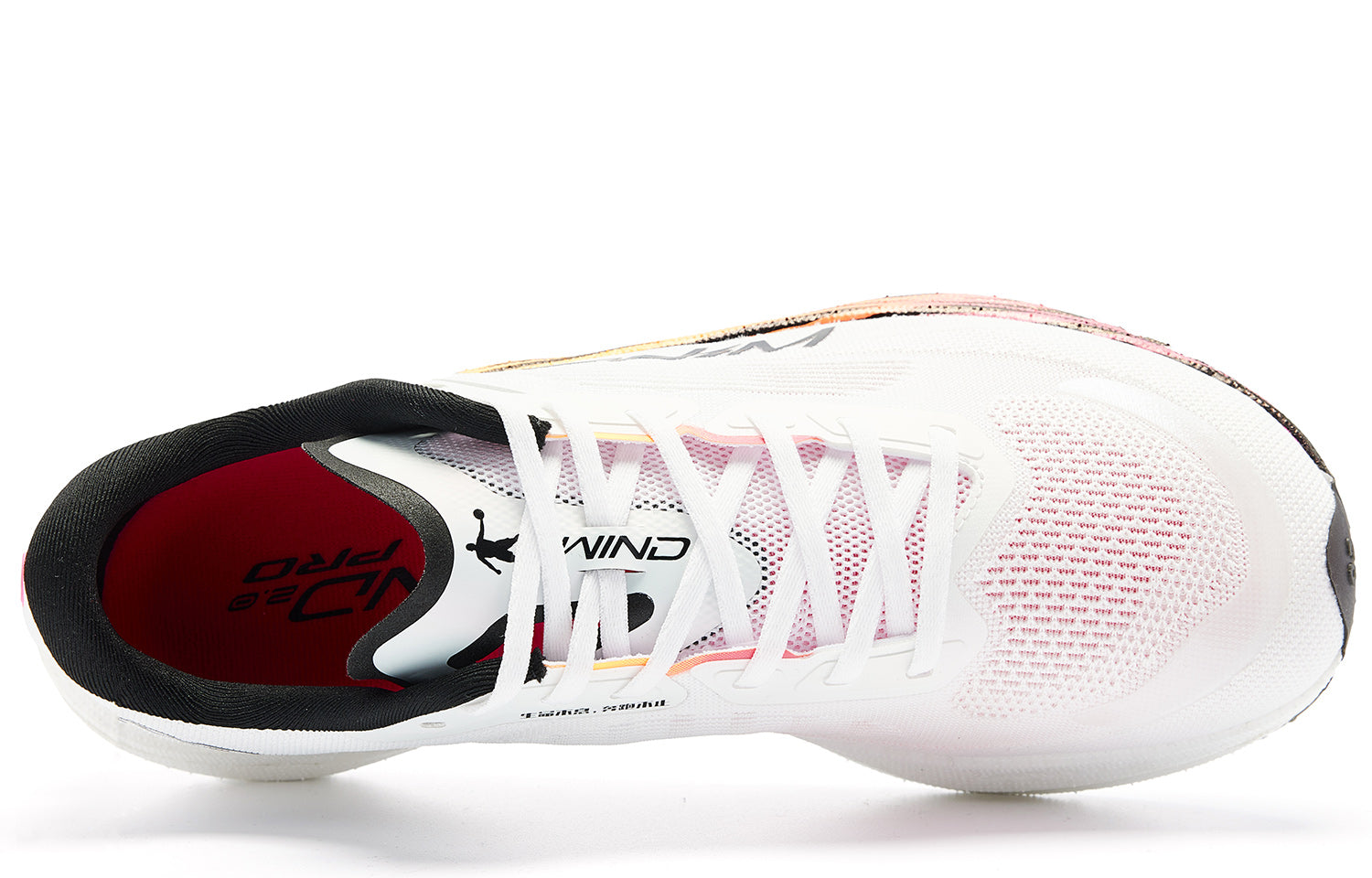 QIAODAN Wind-Running 2.0 PRO chaussures de running 'Jordan Blanc Neon Rose'