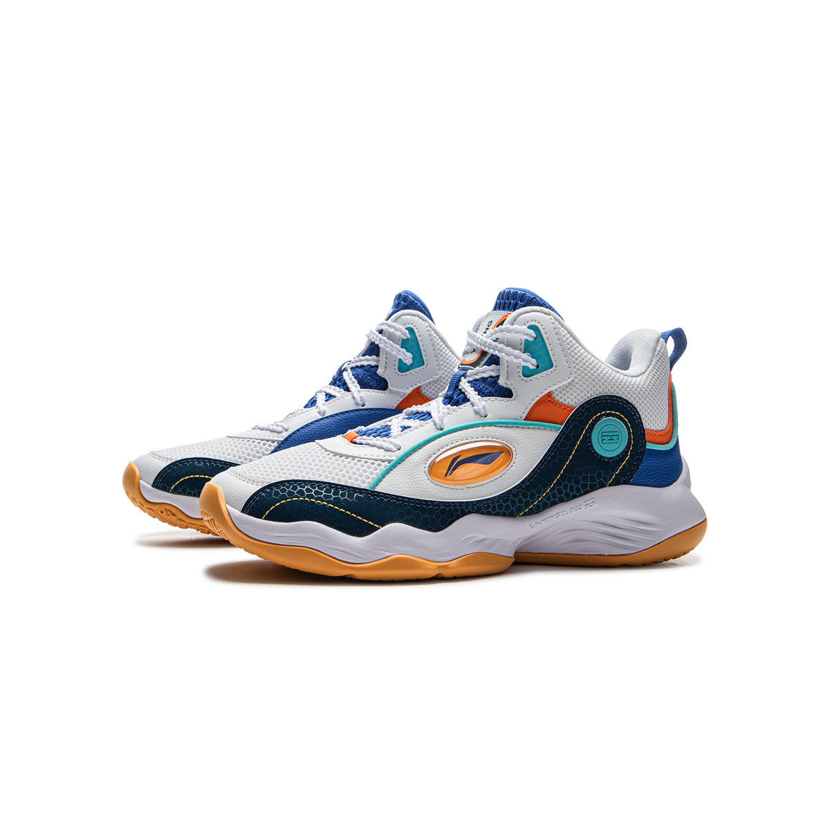 LiNing Young Basketball Shoes  'White Blue' 「Kids」
