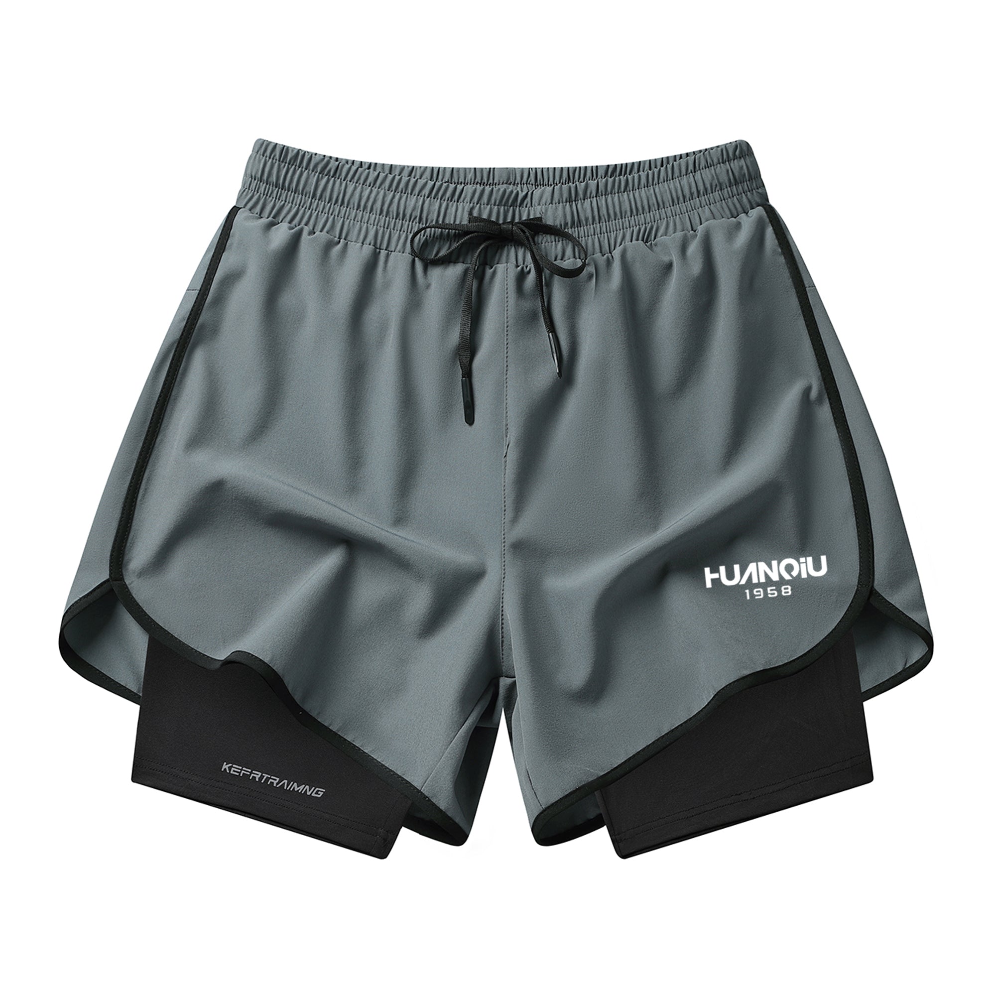 HUANQIU Tight-Fitting Sports Shorts