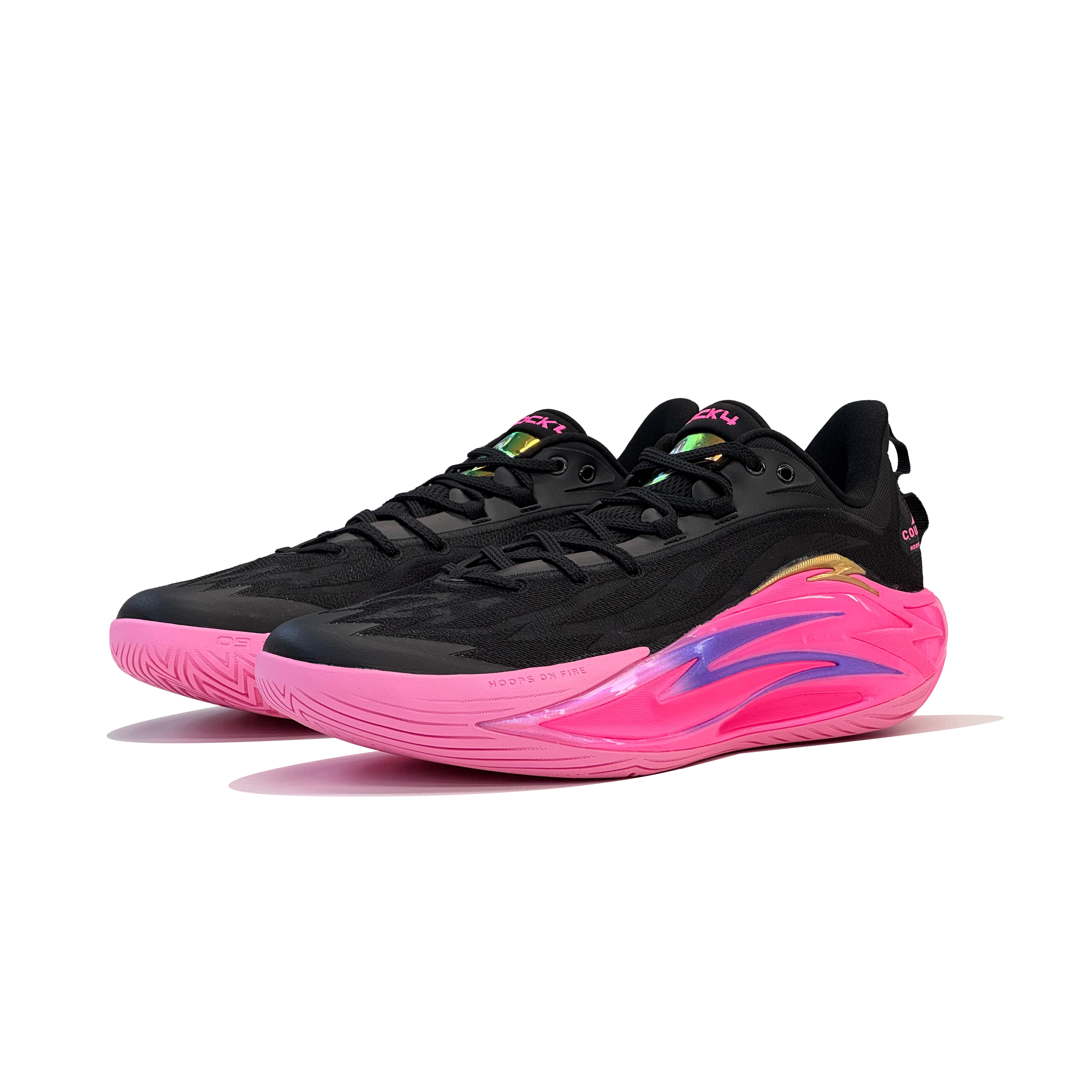 ANTA Shock Golf 7 'Black Pink'
