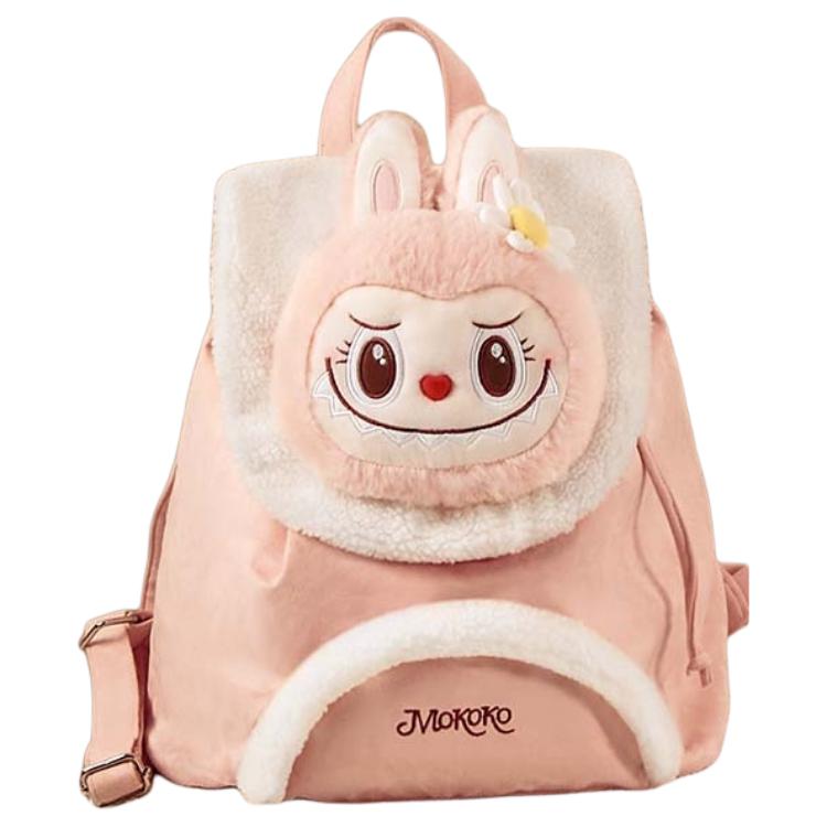 POP MART Polyester Backpack 「Women」Pink & White