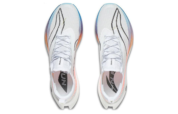 LiNing Feidian 3 Elite zapatillas de running 'Blanco Rosa Azul' - Kicksown store