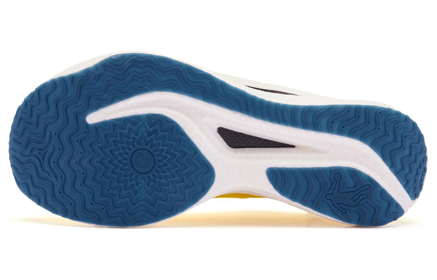 QIAODAN Wind-Running 2.0 PRO chaussures de running 'Sunlight Jaune Midnight Bleu'