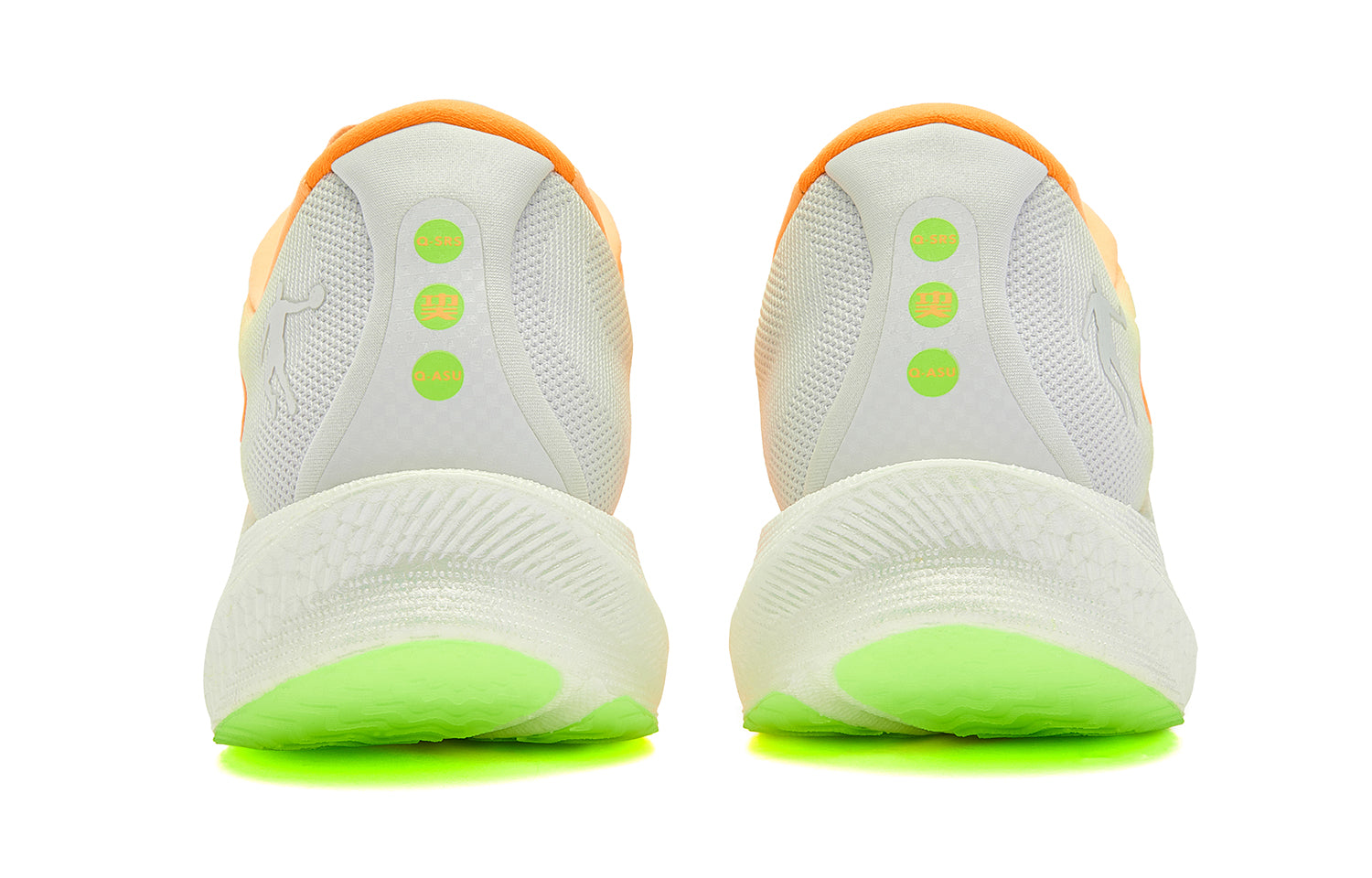 QIAODAN Wind-Running 2.0 chaussures de running 'Flying Shadow Orange Jelly Orange'「Women」