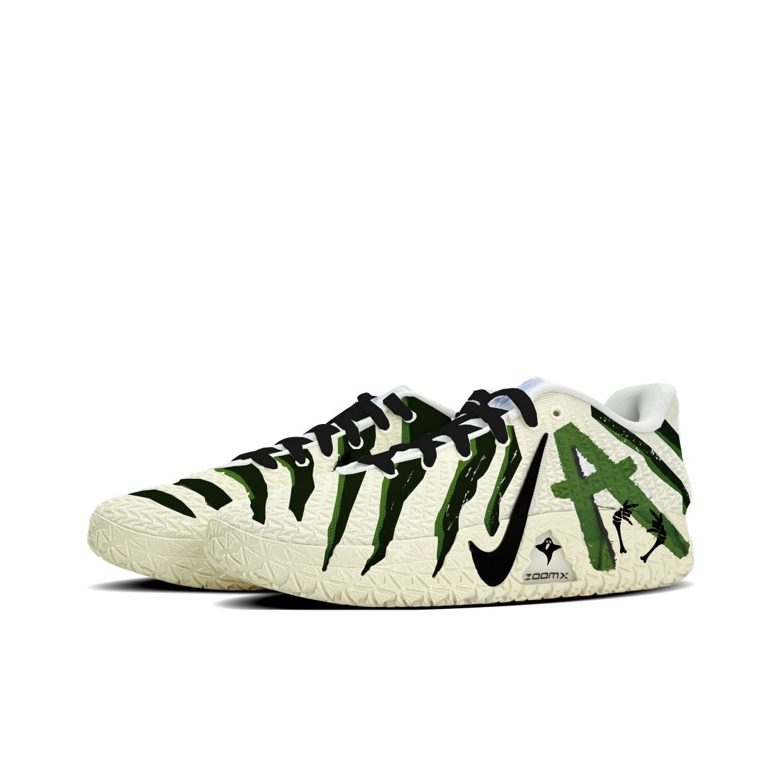 Nike Ja 3 'Multiple Colorway Red/Green/Blue‘  [Customized]