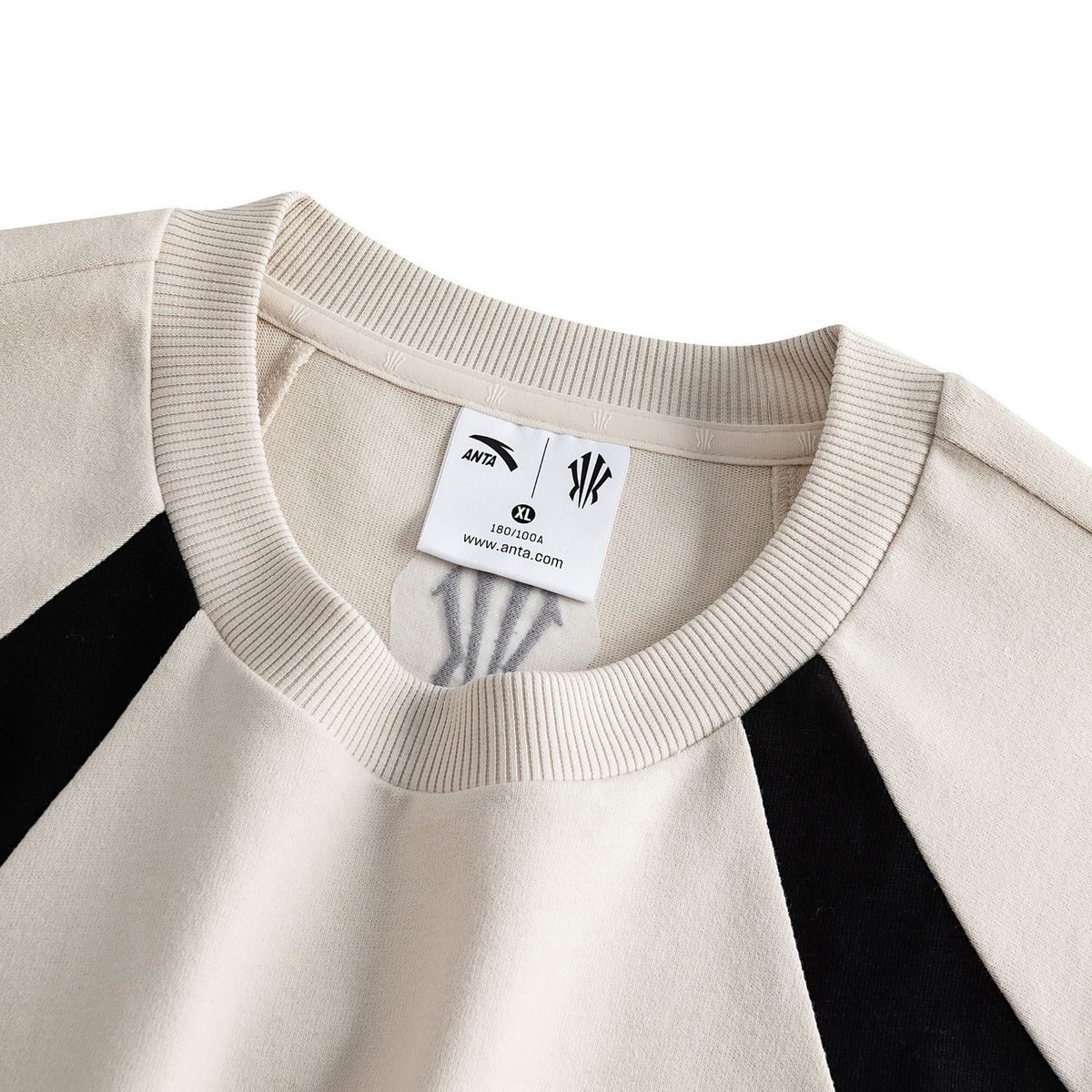 ANTA T-Shirts 'Mud Gray' Crew Neck