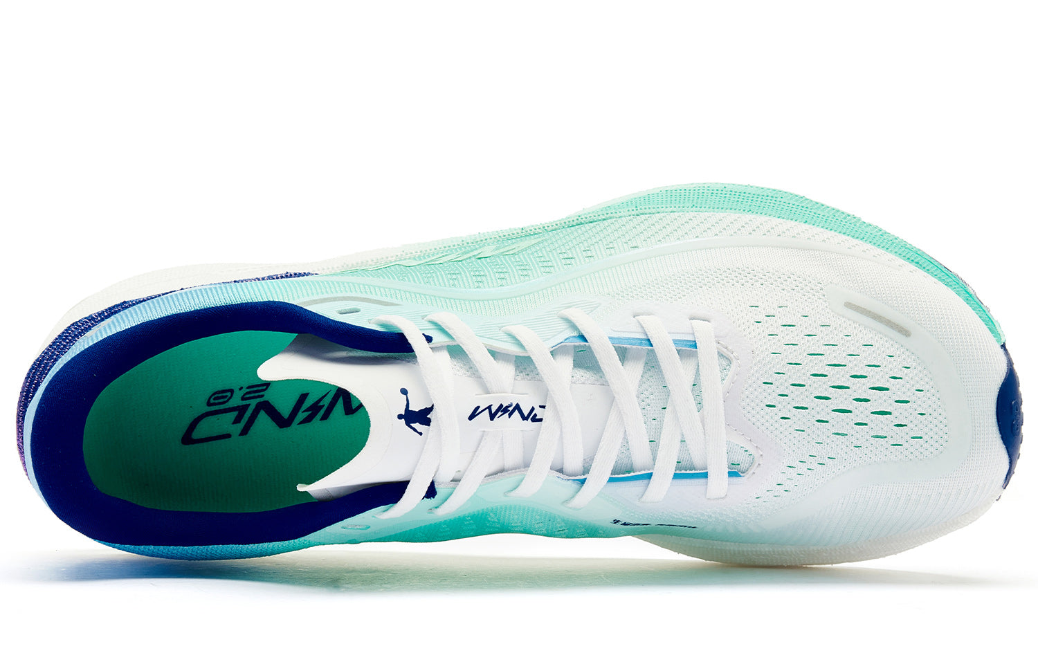 QIAODAN Wind-Running 2.0 chaussures de running 'Smart Vert Sea Salt Bleu'