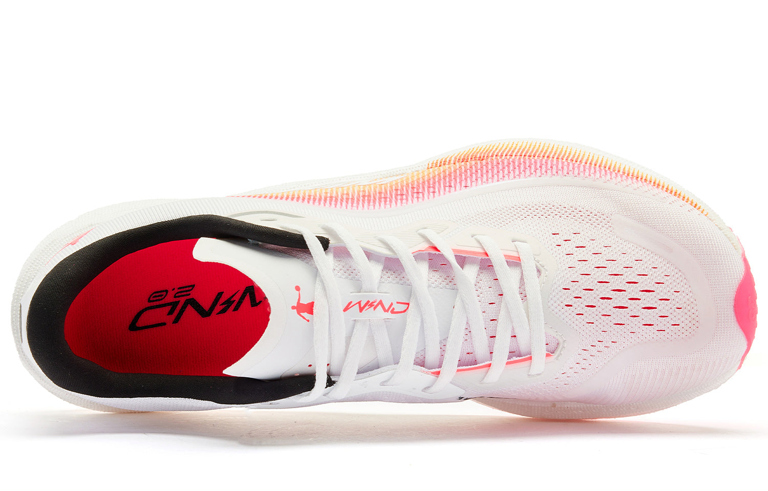 QIAODAN Wind-Running 2.0 Hardloopschoenen 'White Orange'