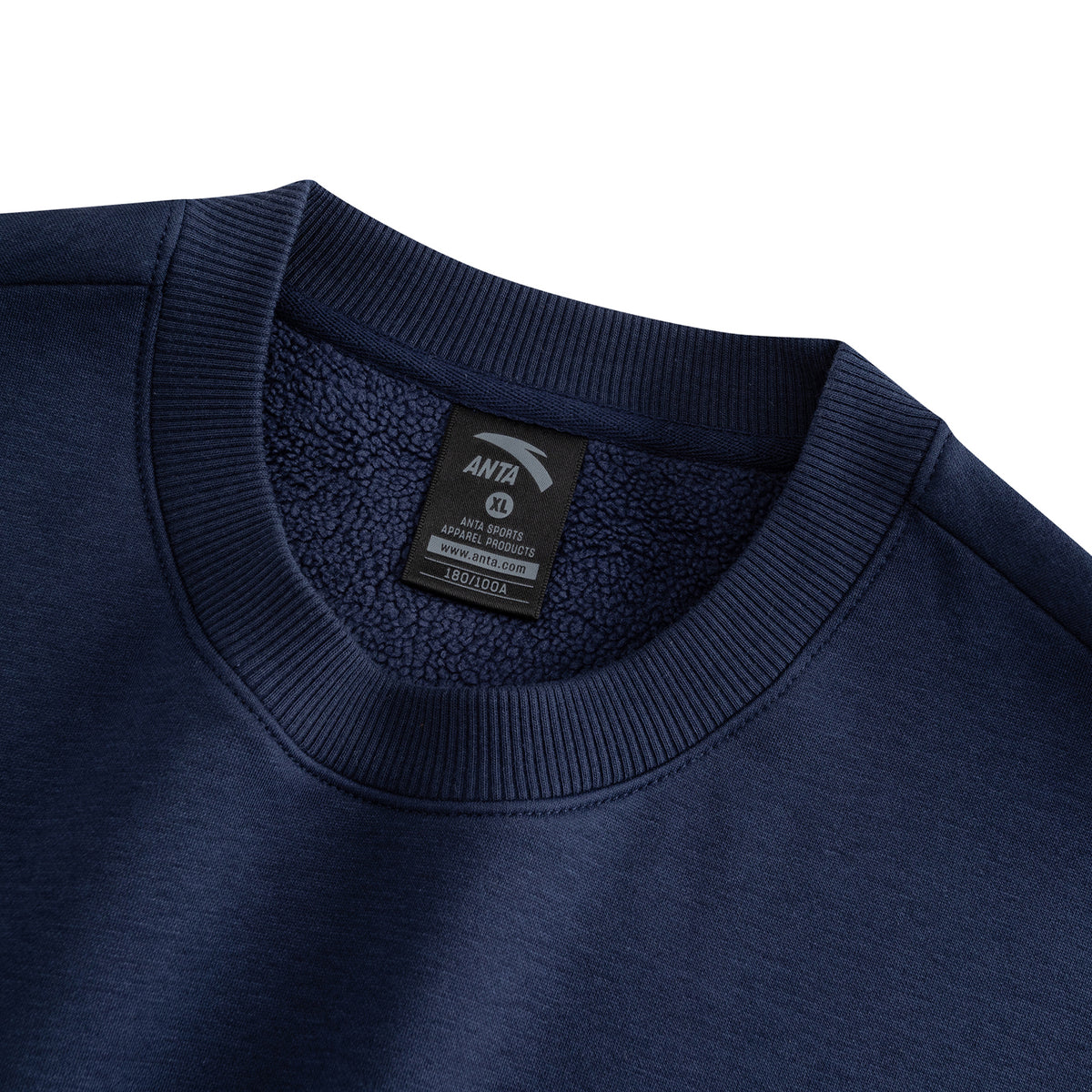 Anta Life Collection Sweatshirts 'Dark Navy Blue'